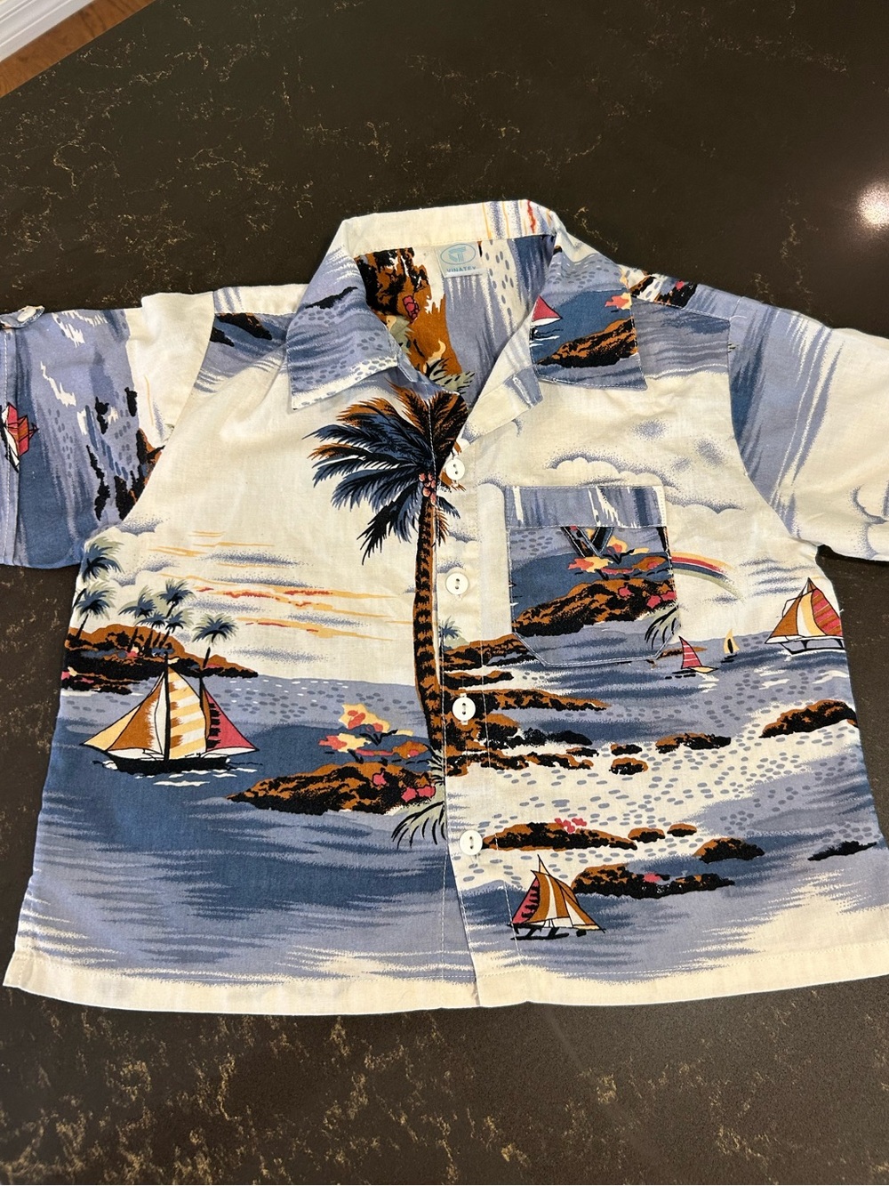 90s Vintage Vinatex Boy’s Hawaiian Shirt